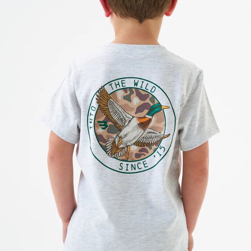 Burlebo Youth & Toddler Camo Mallard Duck T-Shirt