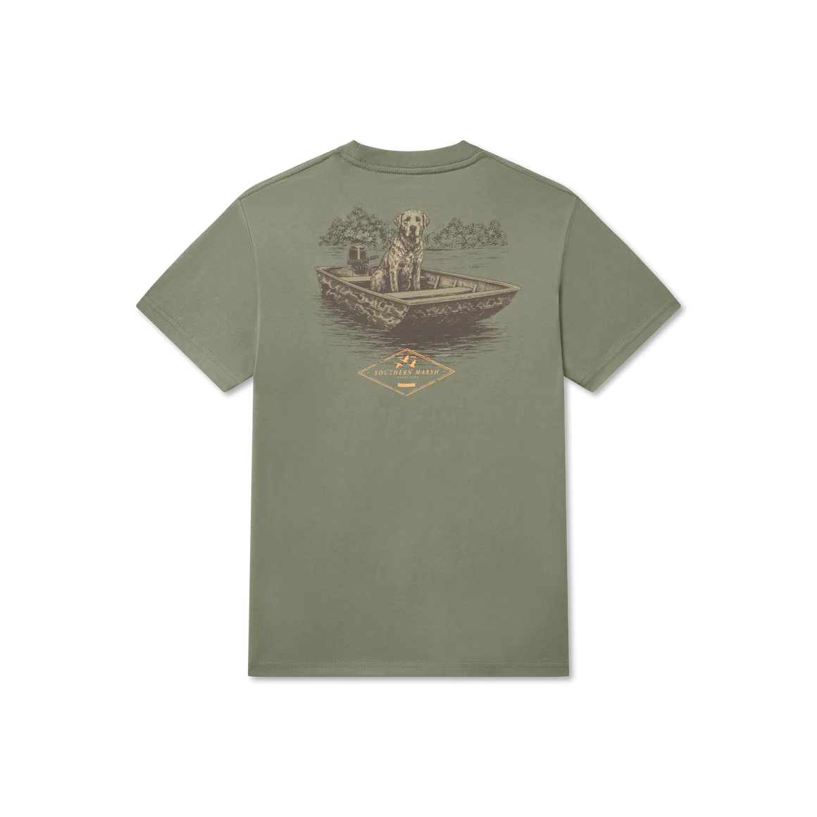 Youth Southern Marsh Patient Pup T-Shirt in Bay Green