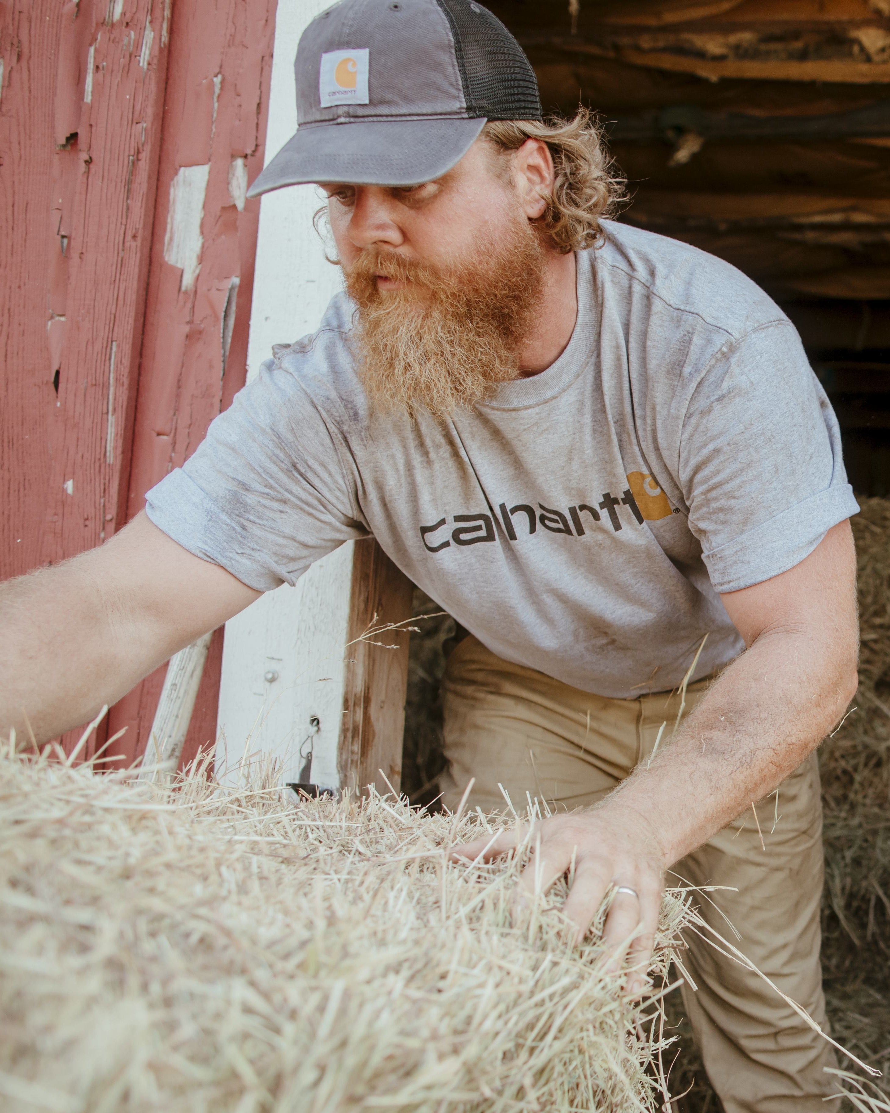 Carhartt Loose Fit Heavyweight Short-Sleeve Logo Graphic T-Shirt