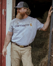 Carhartt Loose Fit Heavyweight Short-Sleeve Logo Graphic T-Shirt