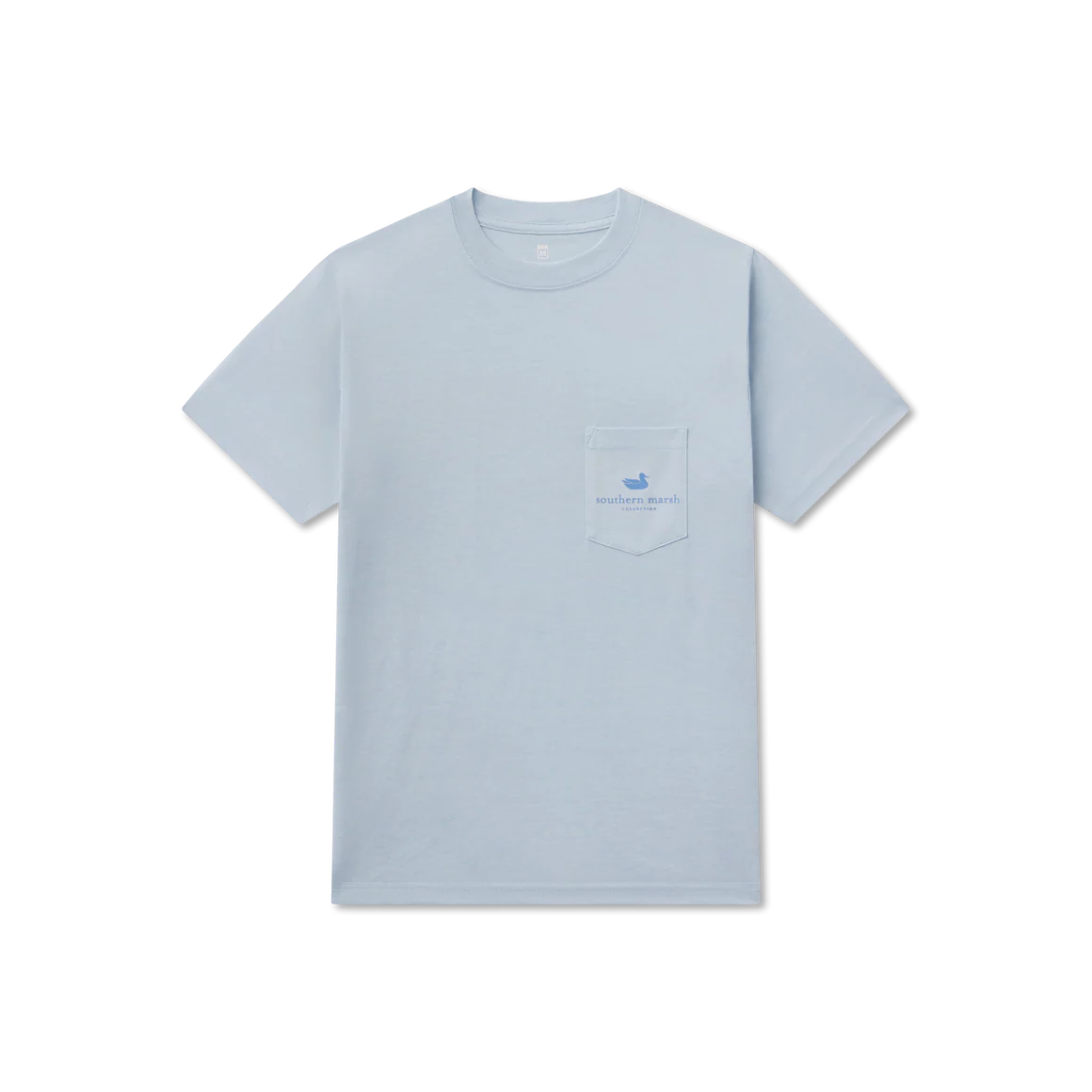 Youth Southern Marsh Freedom Seawash T-Shirt in Mist Blue