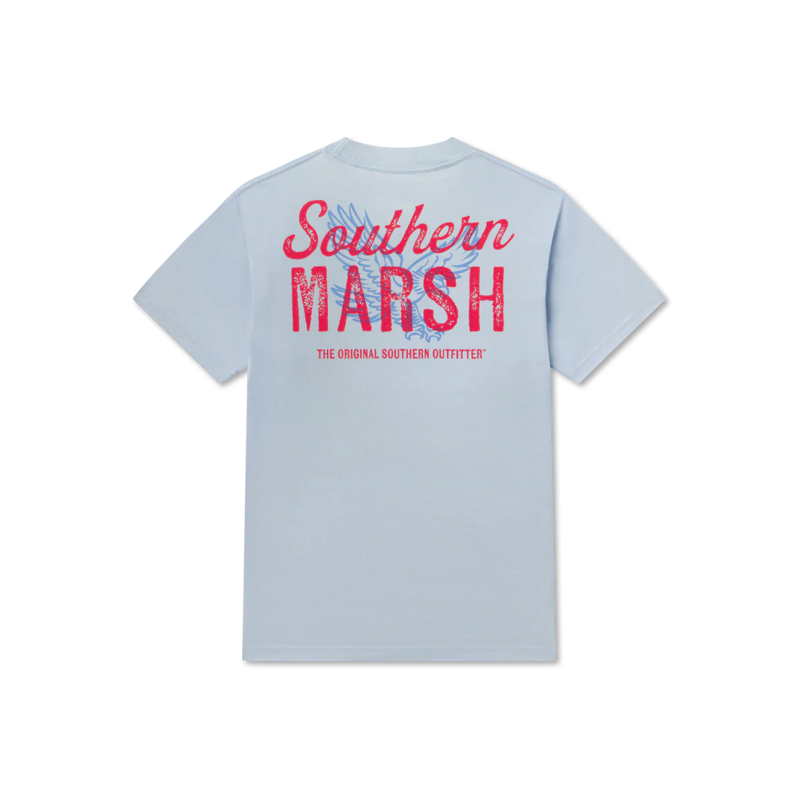 Youth Southern Marsh Freedom Seawash T-Shirt in Mist Blue
