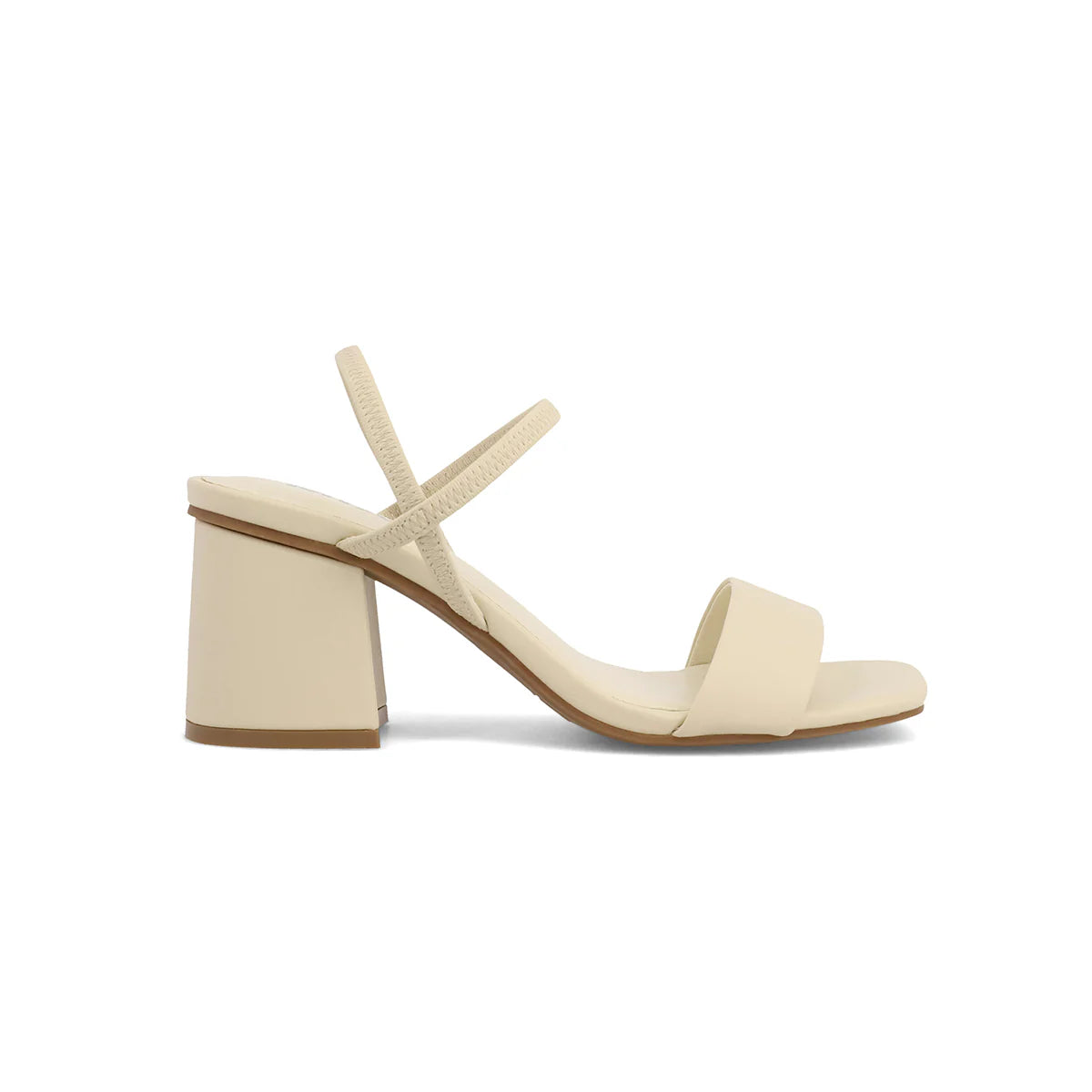 Zissy Ivory Block Heel