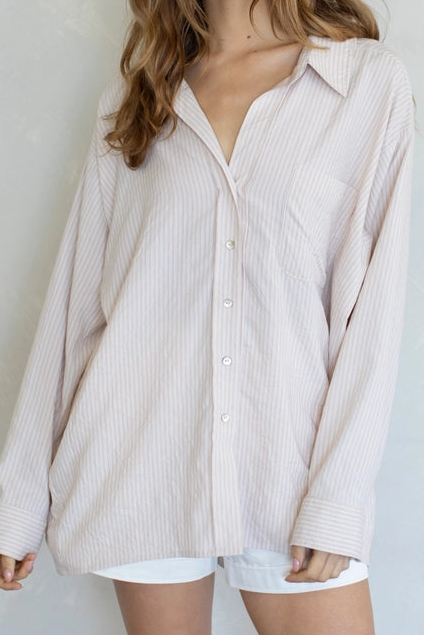 Easy Days Button Up Top