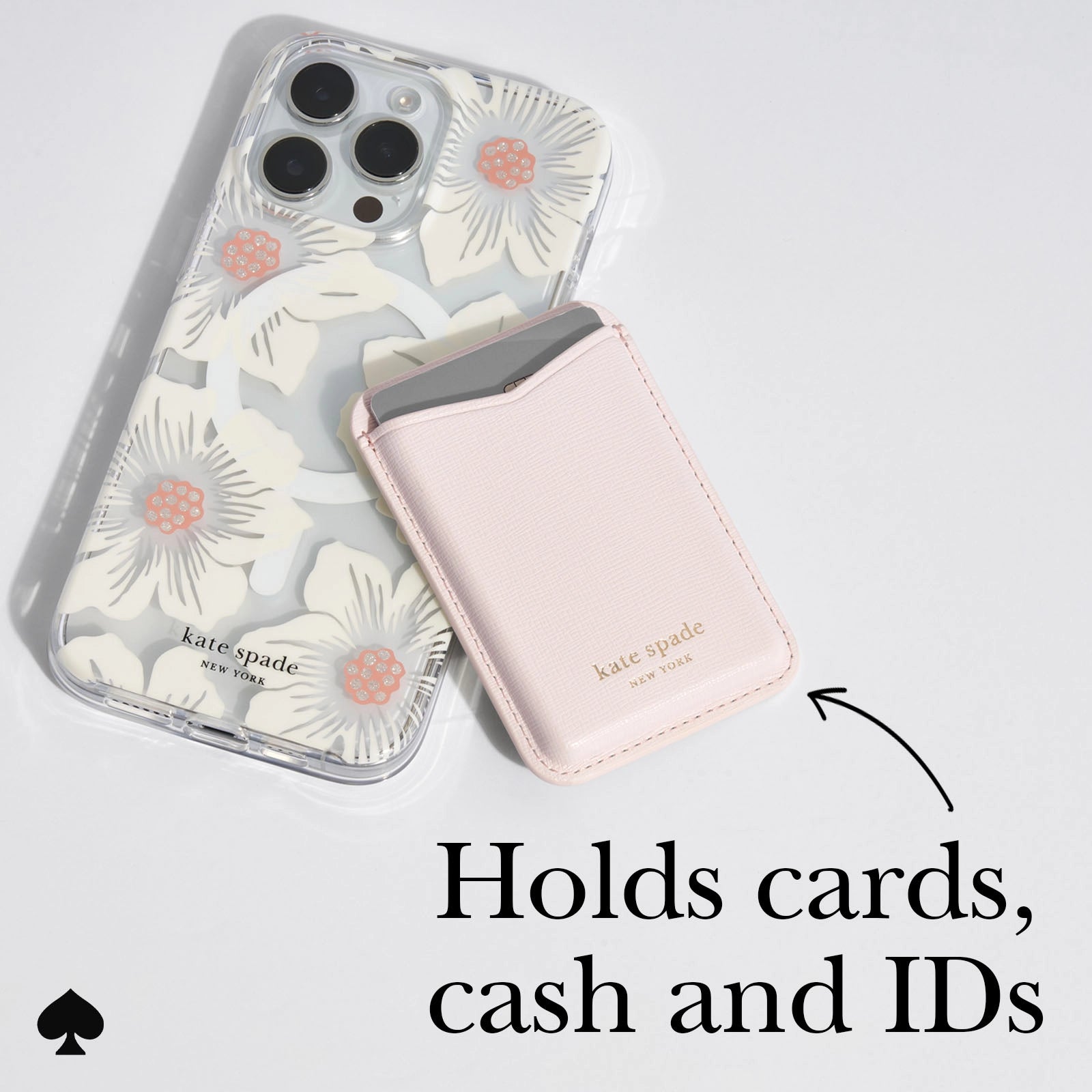 Kate Spade New York Wallet Magsafe - Pale Dogwood Pink