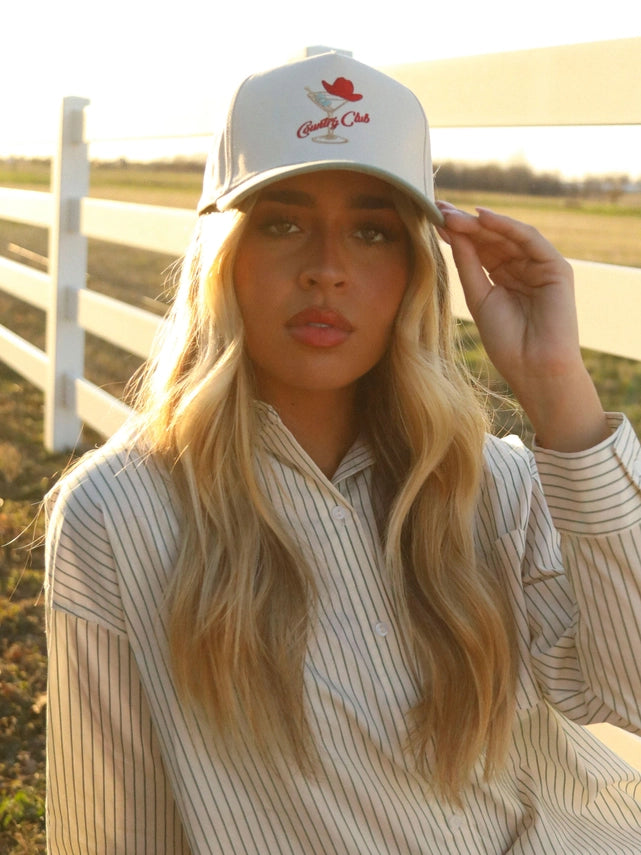 Country Club Martini Trucker Cap