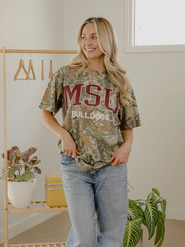 Mississippi State Bulldogs Camo Tee