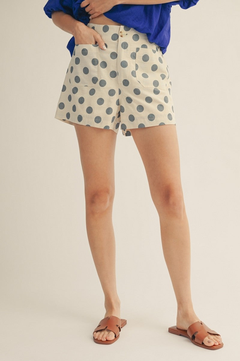 Spot On High Waisted Shorts