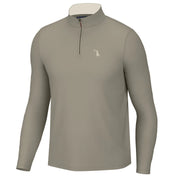 Men's Local Boy Bentley Quarter Zip in Greige