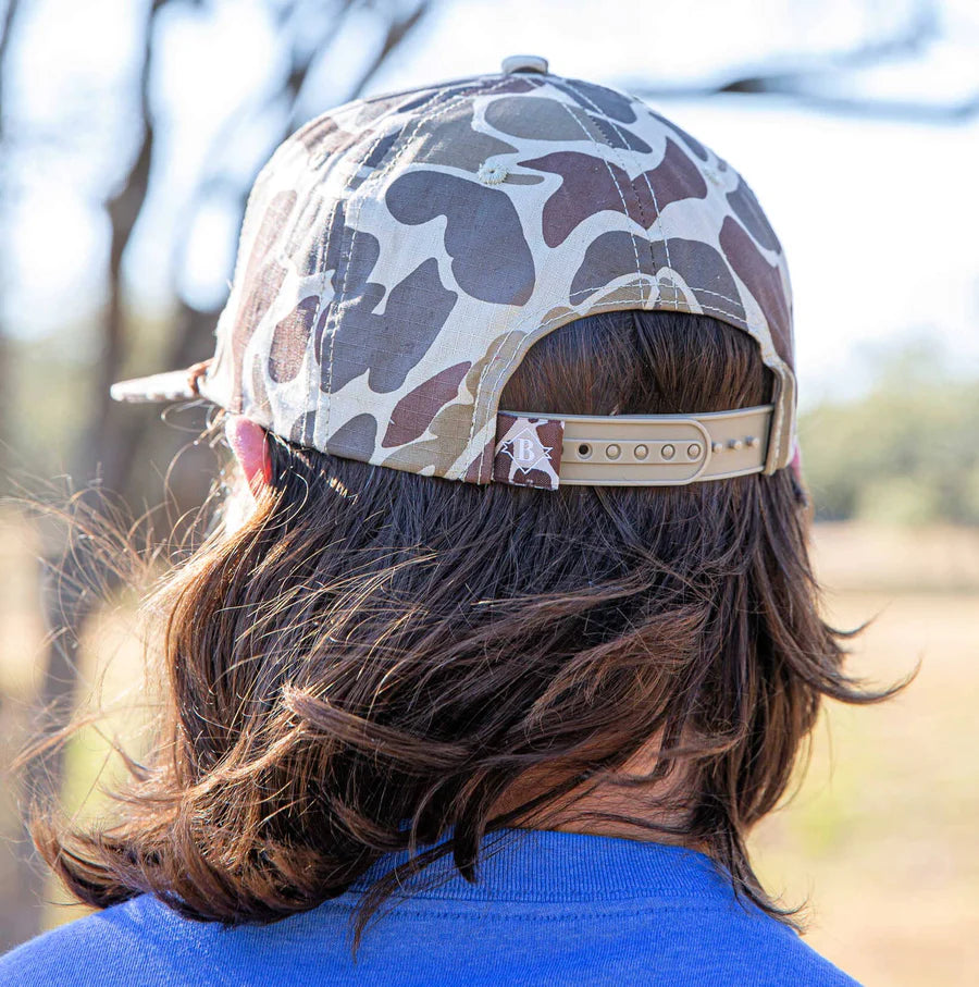 Burlebo Classic American Flag Camo Cap