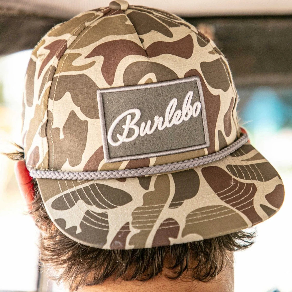 Men's Burlebo Cap - BURLEBO Grey Patch - Camo