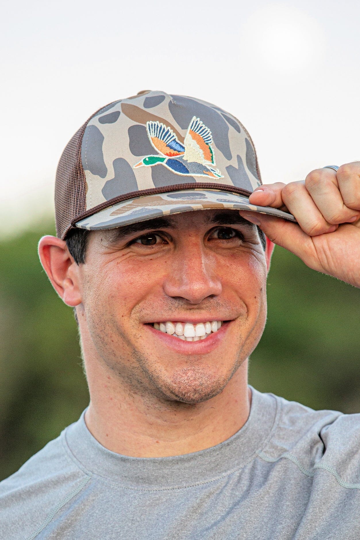 Men's Burlebo Retro Camo Duck Cap