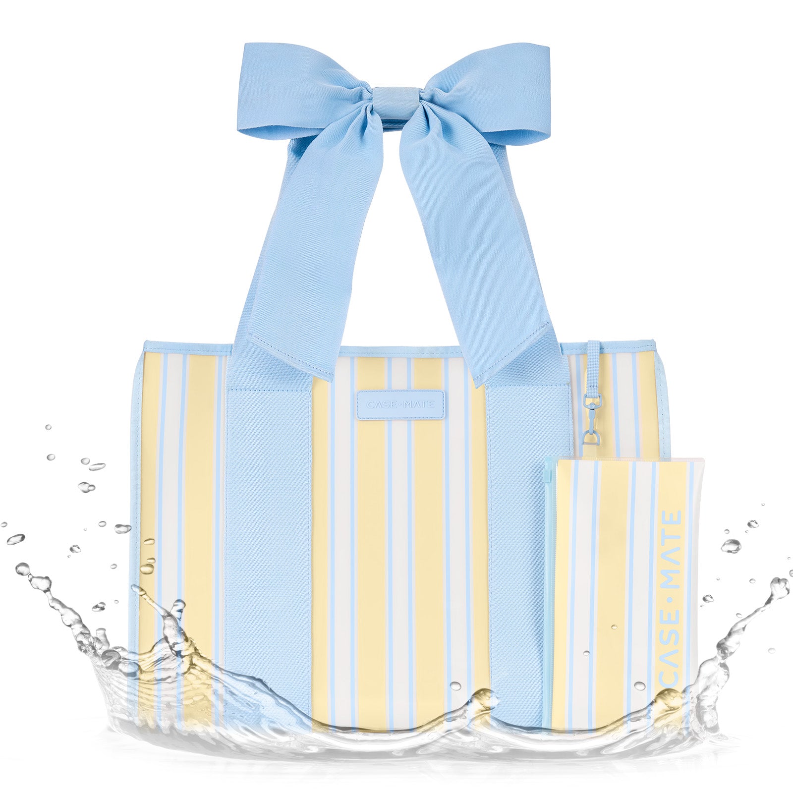 Case-Mate Bow Jelly Tote Bag - Cabana Stripe