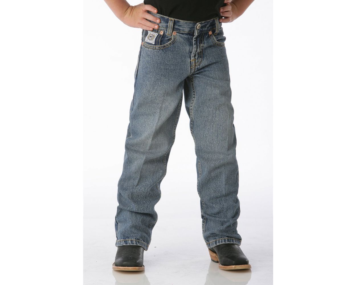 Cinch Boys Light Wash White Label Jeans