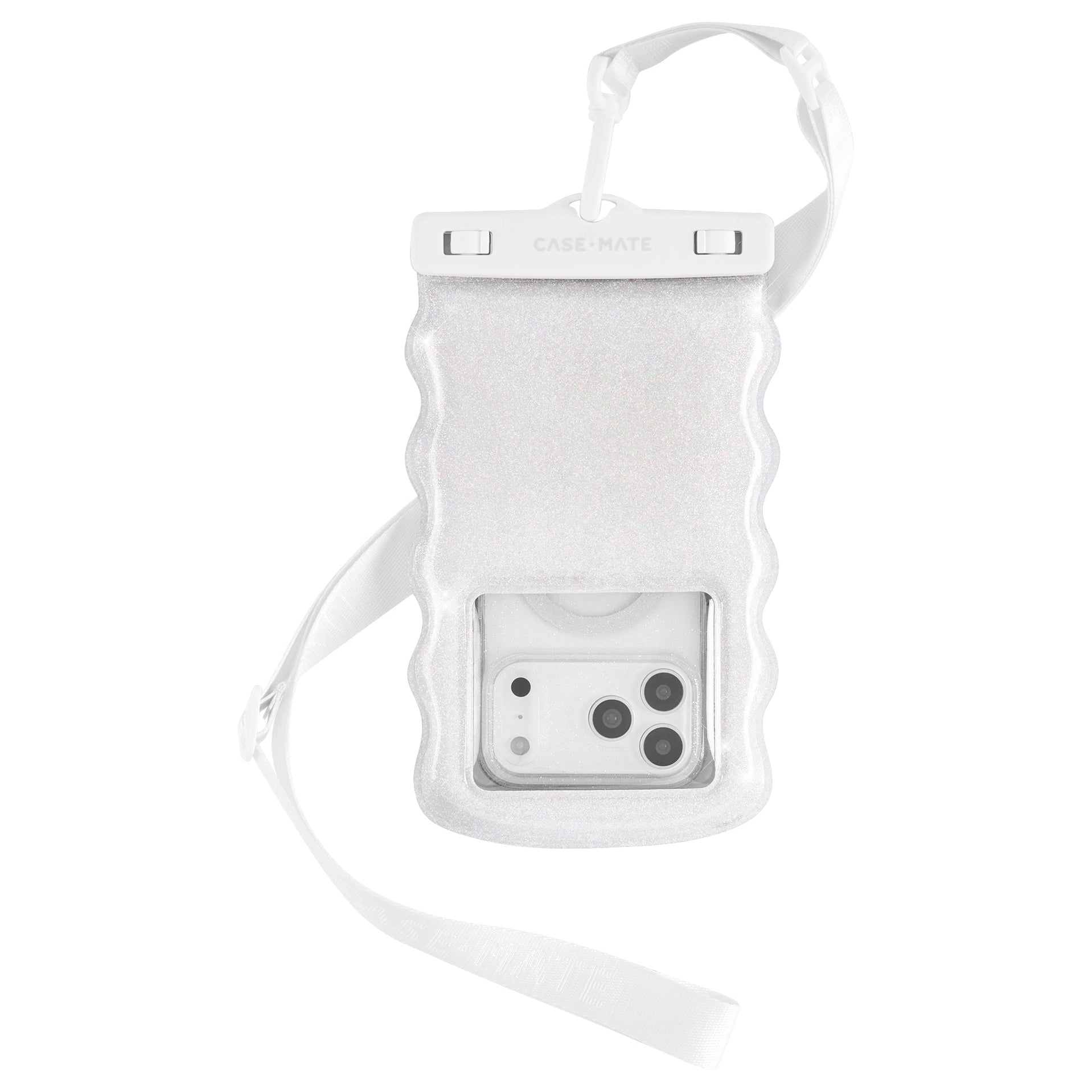 Wavy Waterproof Floating Pouch - Ivory