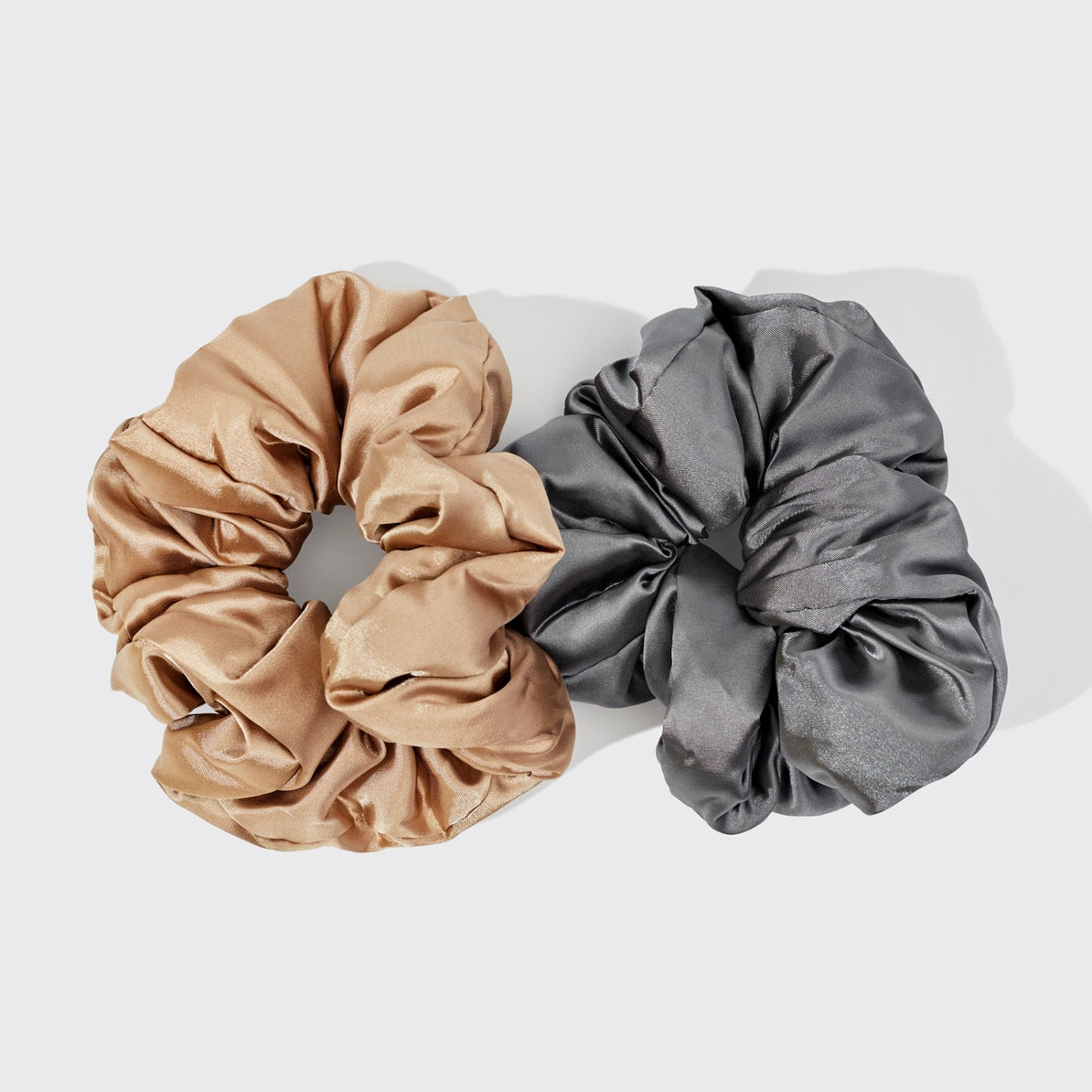 Kitsch Satin Sleep Pillow Scrunchies - Charcoal Gold