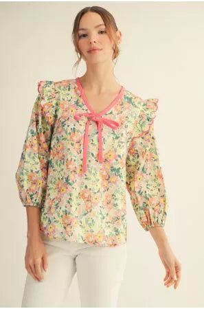 Sweet Ease Floral Top