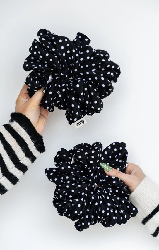 Kaxi Polka Dot Jumbo Scrunchie