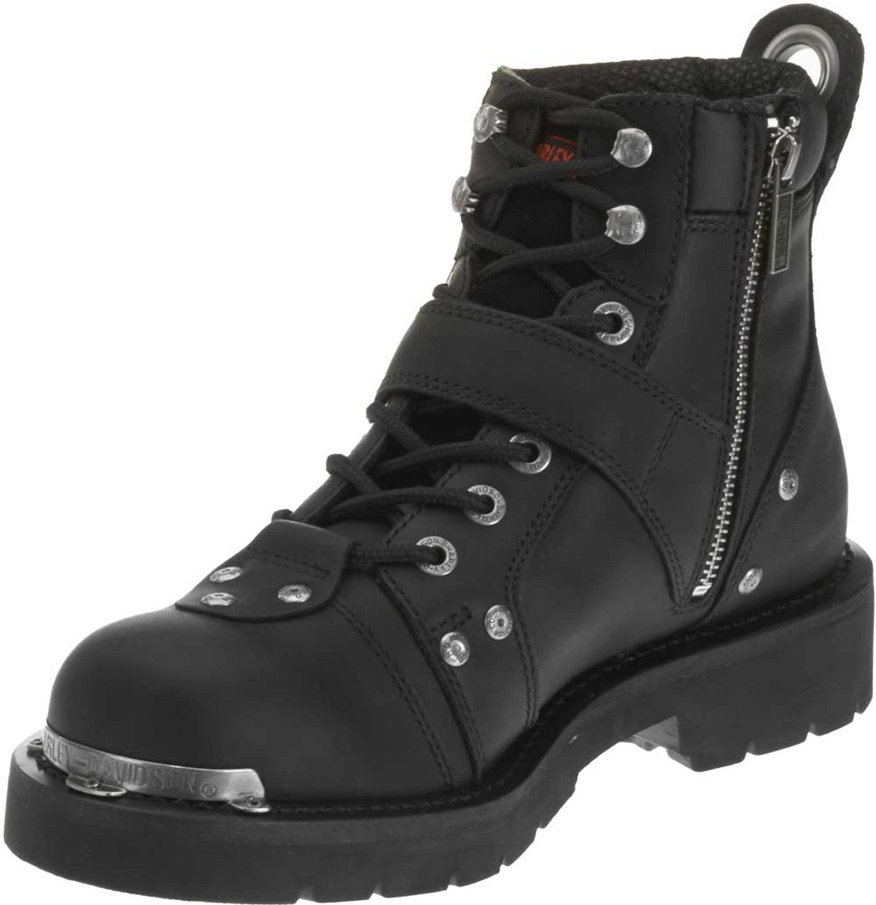 Men's Harley-Davidson Brake Buckle Black 6.00-Inch Motorcycle Boots