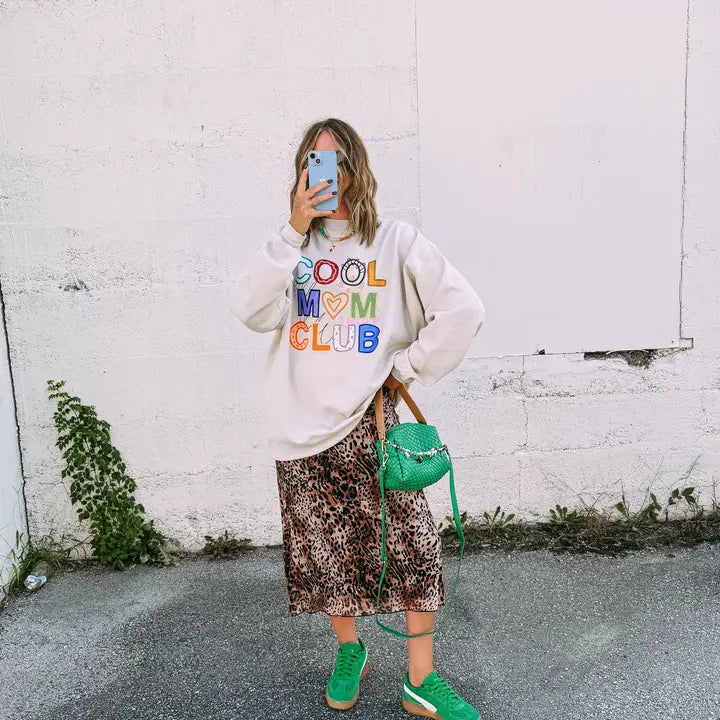 Muted Cool Mom Club Sweatshirt