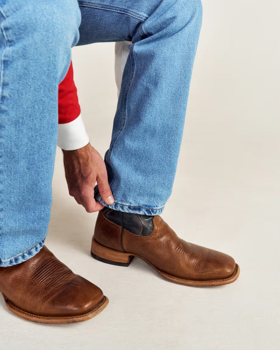 Tecovas Men's The Doc Square Toe Western Boots