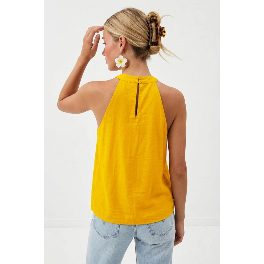 Good as Gold Halter Top