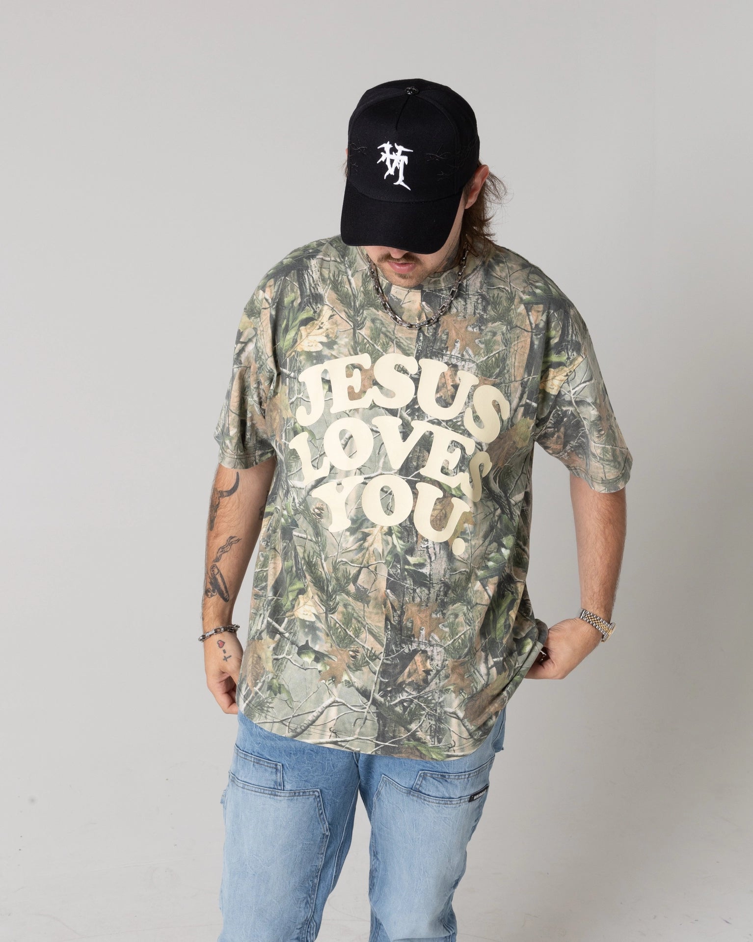Jesus Loves You Camo Tee