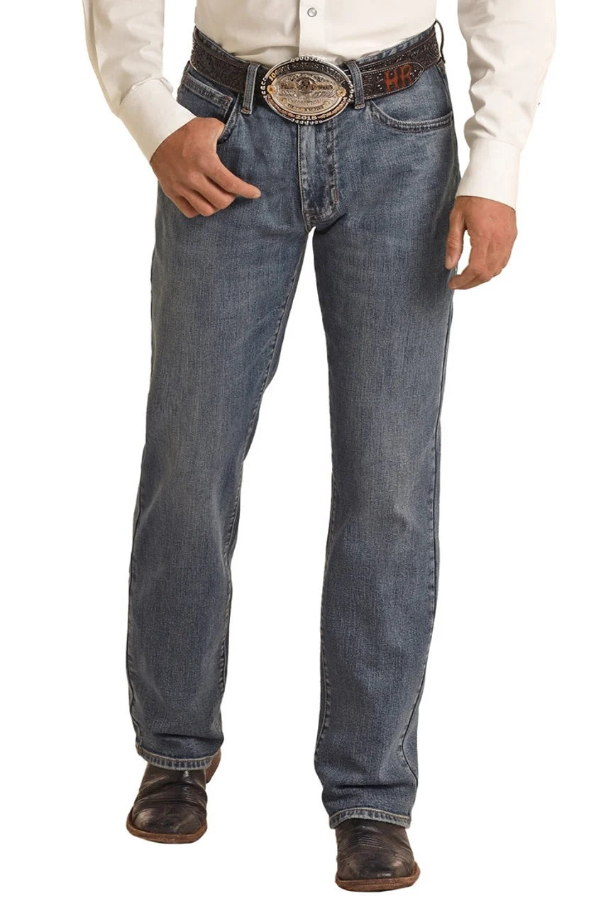 Men's Rock & Roll Double Barrel Stackable Bootcut Jean
