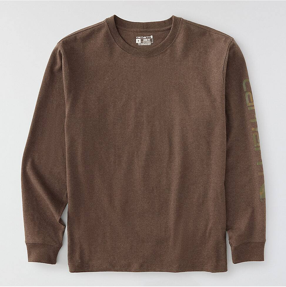 Carhartt Dearborn Camo Logo T-Shirt - Brown