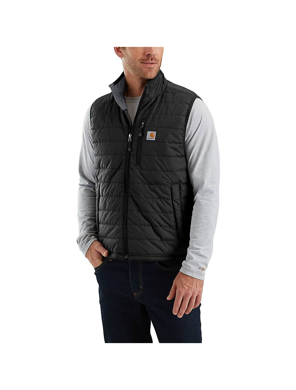 Carhartt Men's Gilliam Insulated Vest in Black