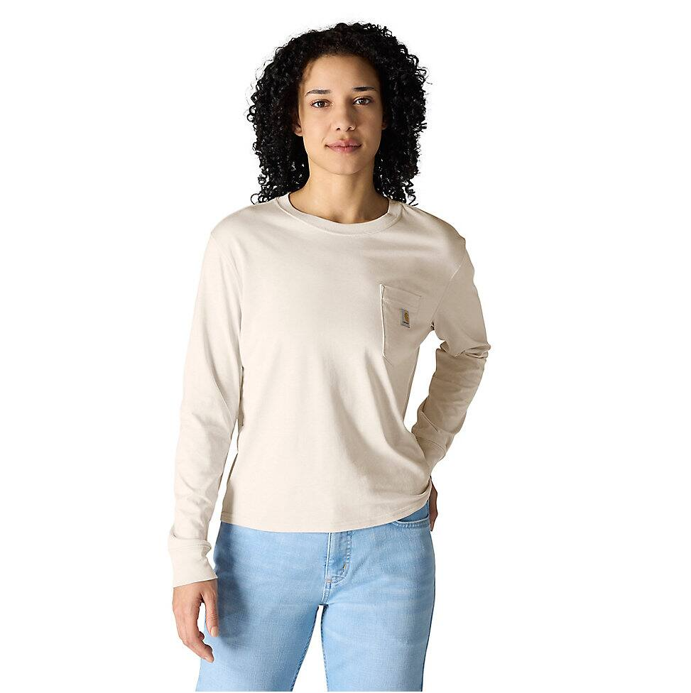 Carhartt Women's TENCEL™ Fiber Series Loose Tee in Oat Milk