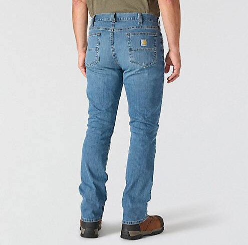 Carhartt Vaqueros Coldwater Rugged Flex de ajuste relajado con pierna recta y 5 bolsillos para hombre