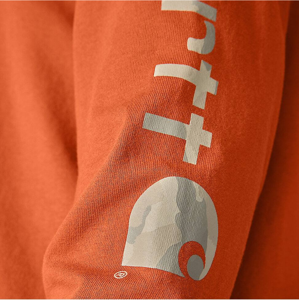 Carhartt Dearborn Camo Logo T-Shirt - Homestead Red