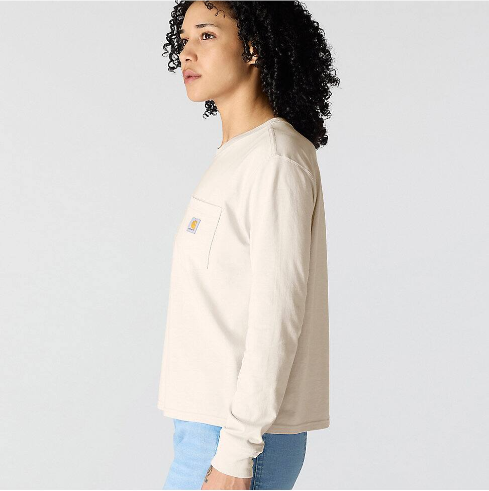 Carhartt Women's TENCEL™ Fiber Series Loose Tee in Oat Milk