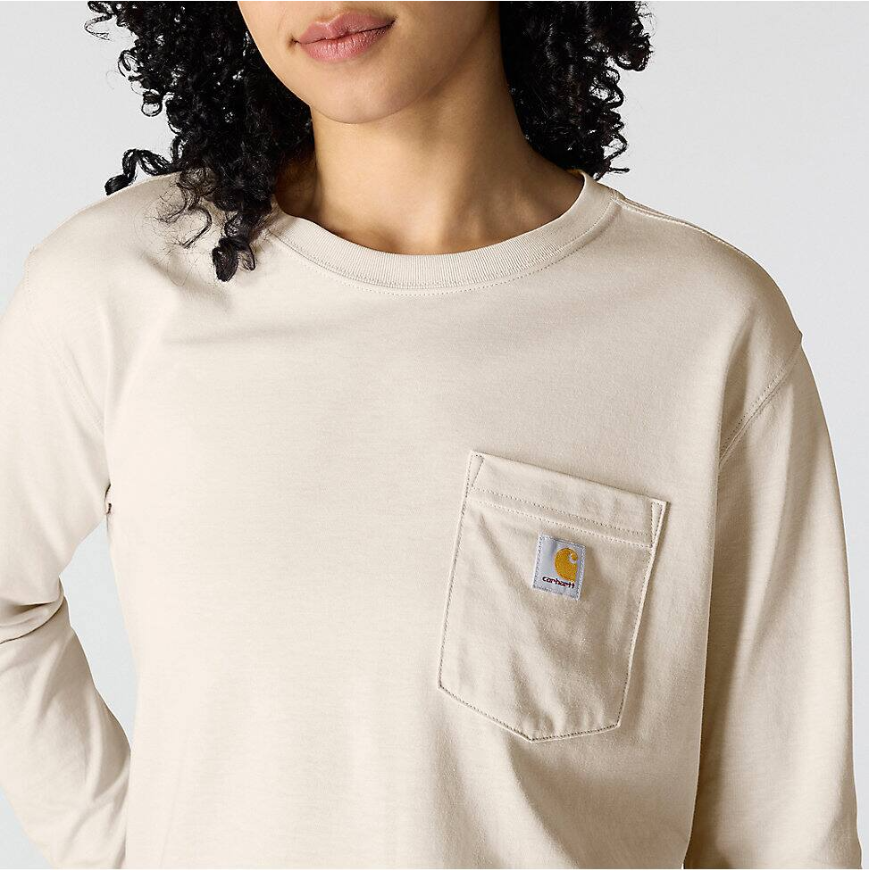 Carhartt Women's TENCEL™ Fiber Series Loose Tee in Oat Milk