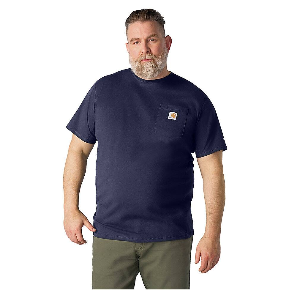 Carhartt | Men's Force Relaxed Fit Midweight T-Shirt - Navy