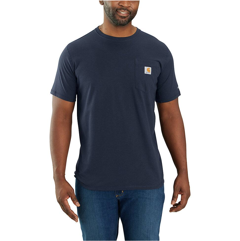 Carhartt | Men's Force Relaxed Fit Midweight T-Shirt - Navy
