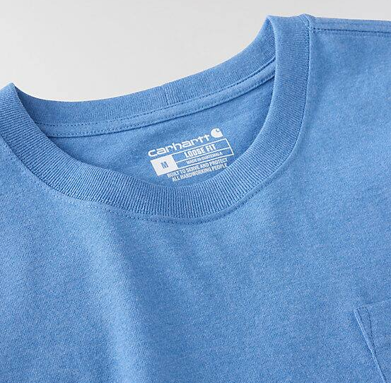Carhartt | Men's Iconic K87 Loose Fit Pocket T-Shirt - Deep Workwear Blue Heather