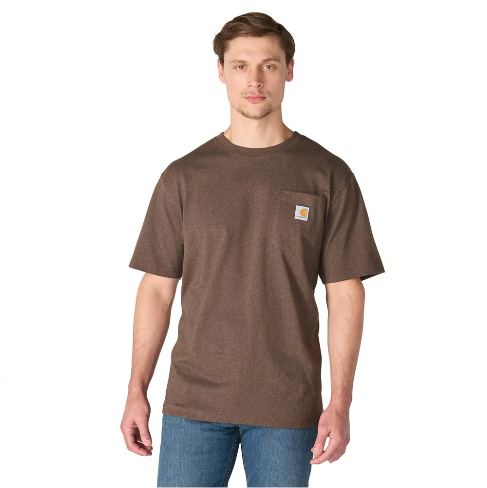 Carhartt | Men's Iconic K87 Loose Fit Pocket T-Shirt - Dark Clove Heather