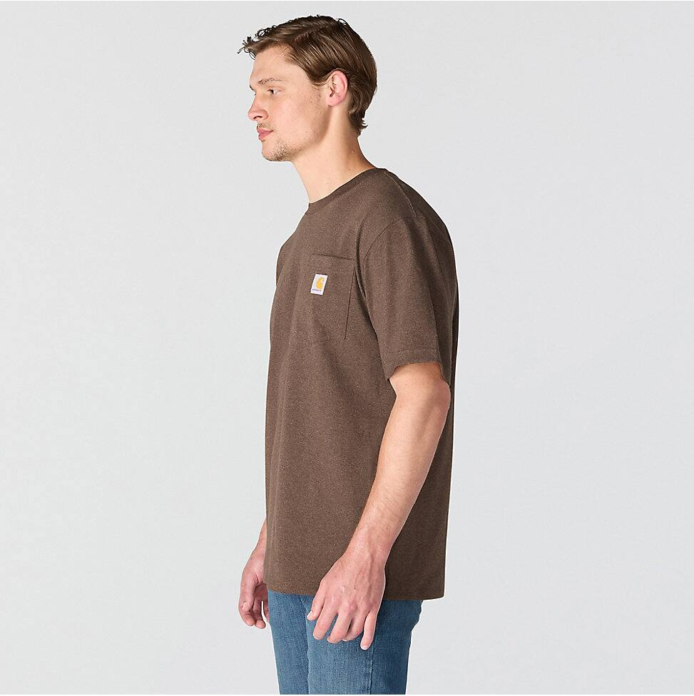 Carhartt | Men's Iconic K87 Loose Fit Pocket T-Shirt - Dark Clove Heather
