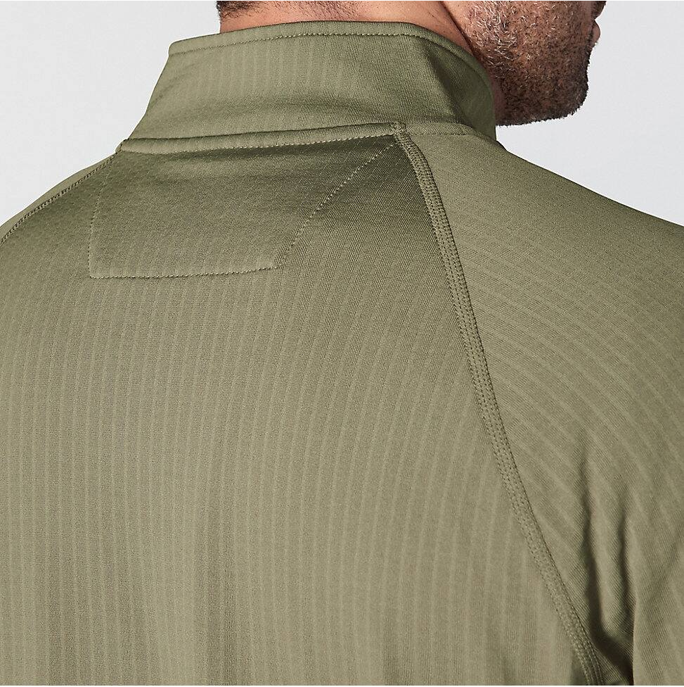 Carhartt Men's Force Ironwood Relaxed 1/2-Zip Pullover in Dusty Olive