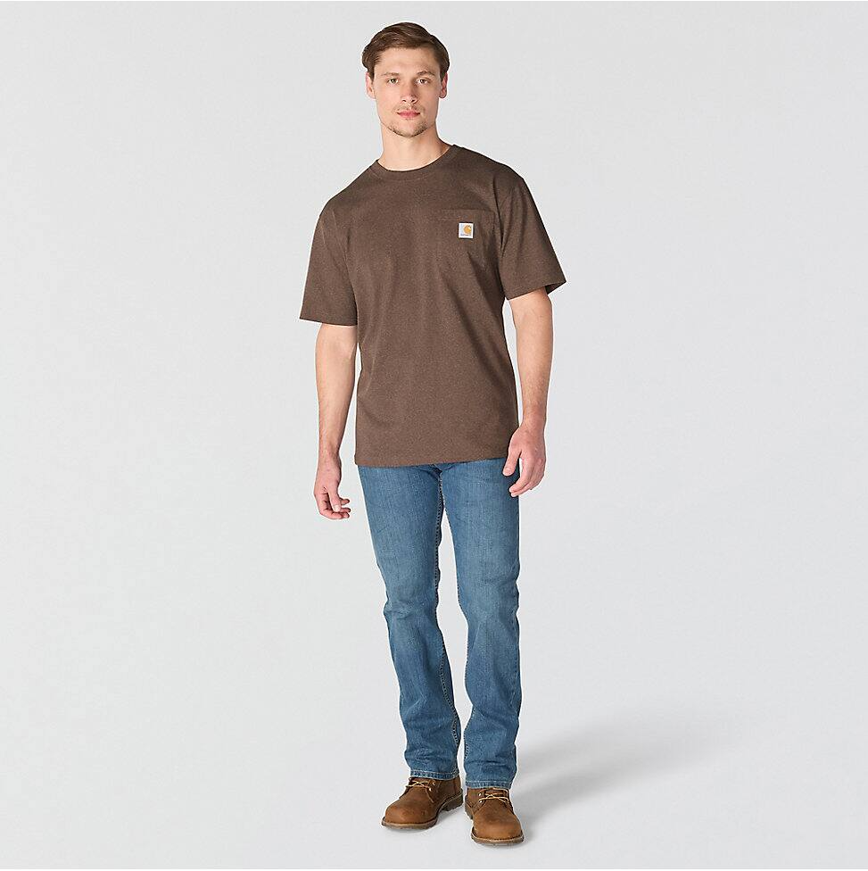 Carhartt | Men's Iconic K87 Loose Fit Pocket T-Shirt - Dark Clove Heather