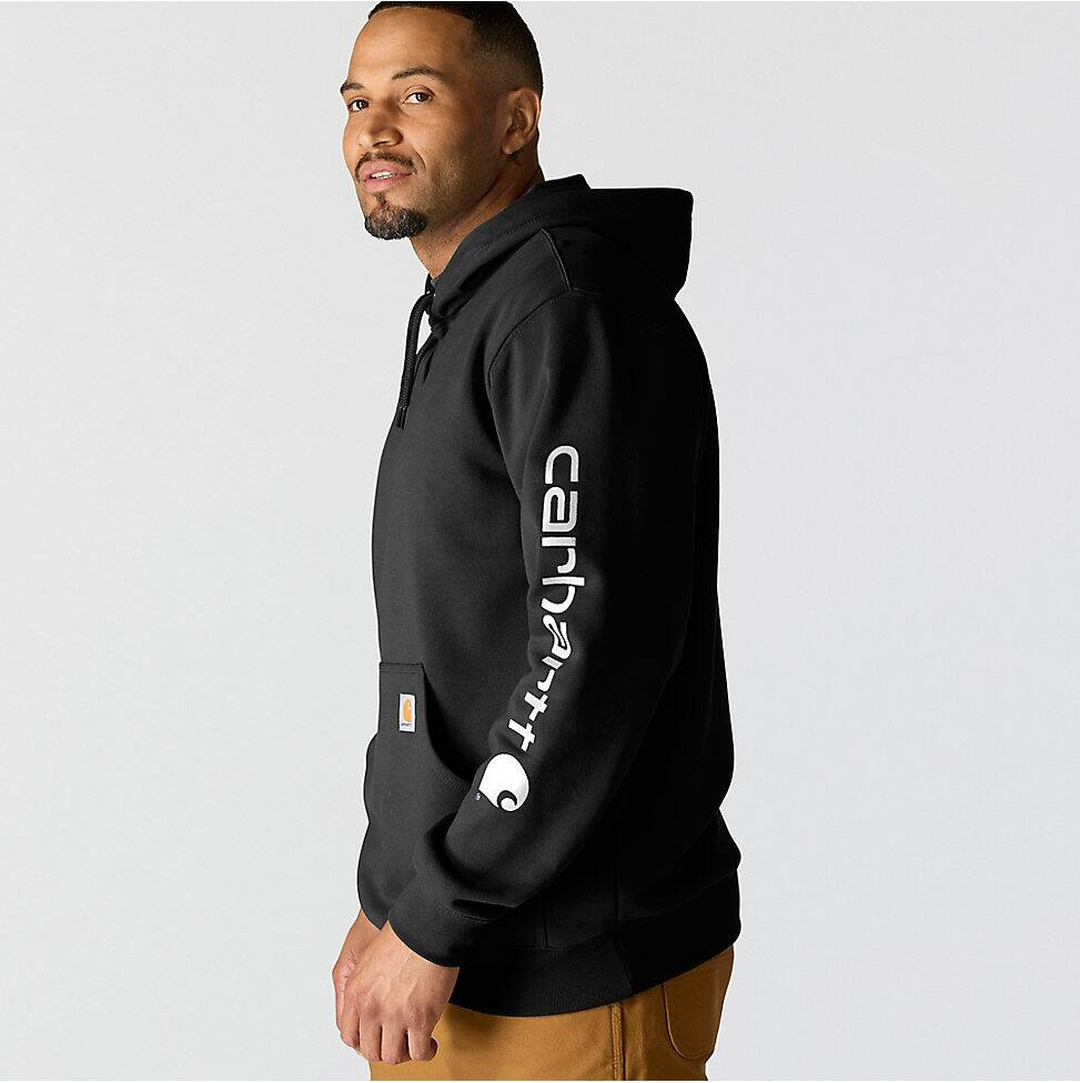 Carhartt Iconic K288 Logo Sweatshirt in Black