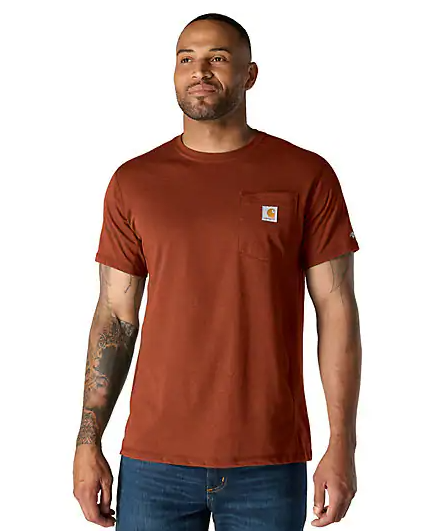 Carhartt | Men's Force Relaxed Fit Midweight T-Shirt - Homestead Red Heather