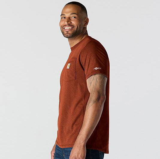 Carhartt | Men's Force Relaxed Fit Midweight T-Shirt - Homestead Red Heather