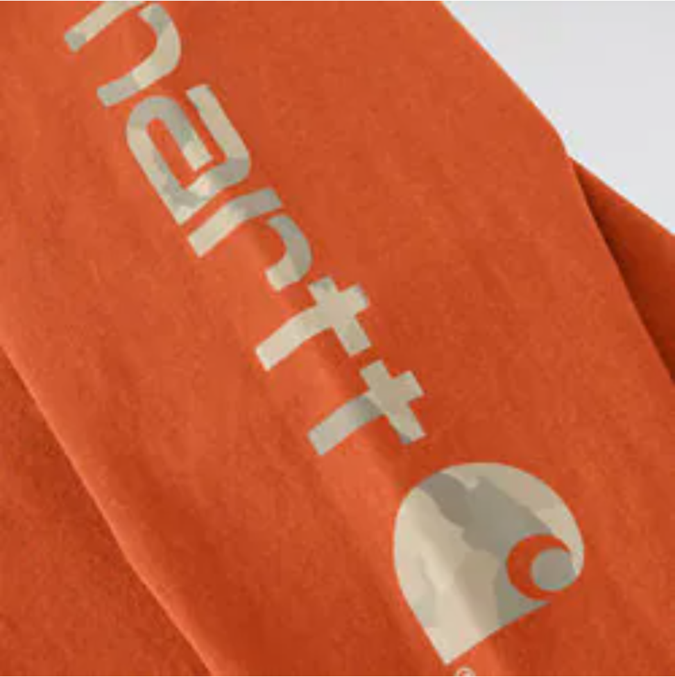 Carhartt Dearborn Camo Logo T-Shirt - Homestead Red