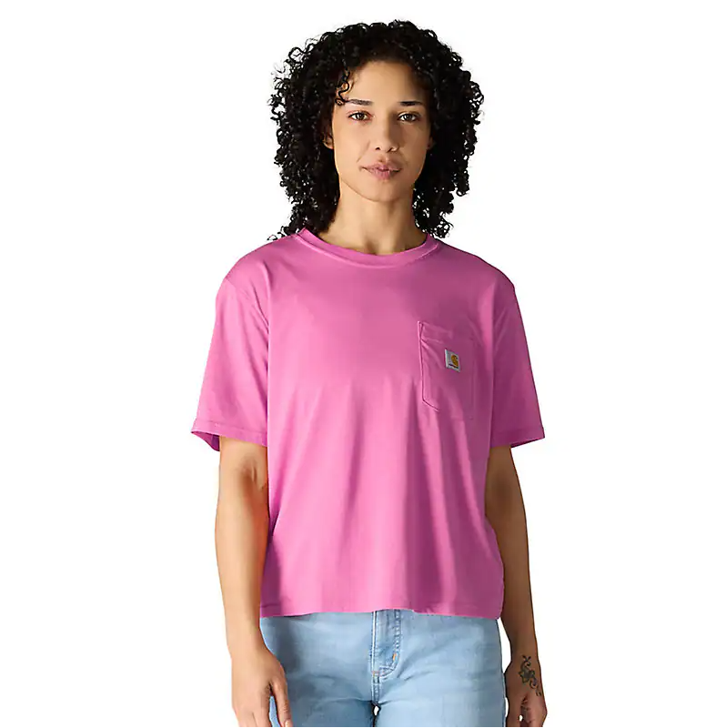 Carhartt Women's Tee in Fuchsia