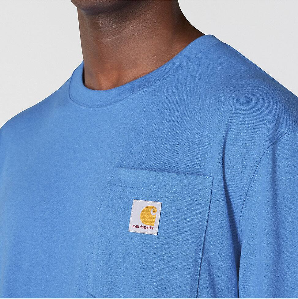 Carhartt Dearborn Loose LS T-Shirt in Blue