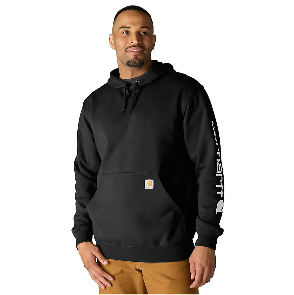 Carhartt Iconic K288 Logo Sweatshirt in Black