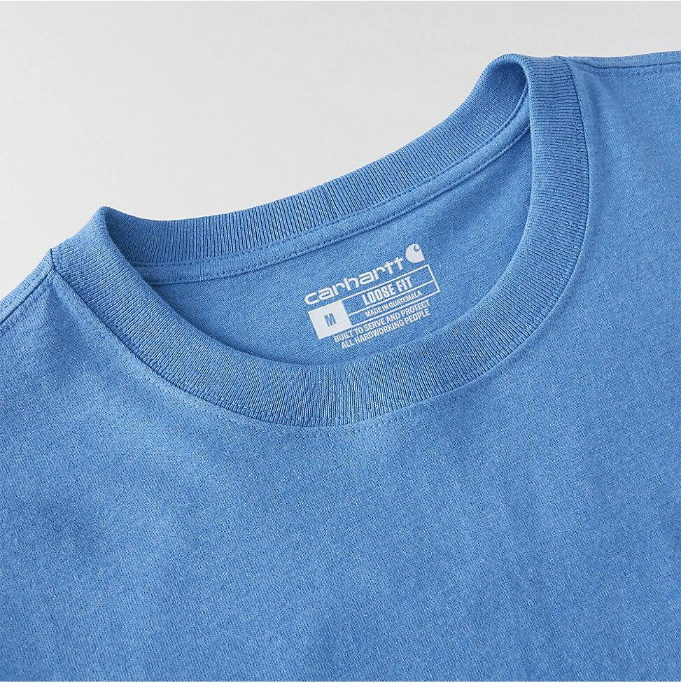 Carhartt Dearborn Loose LS T-Shirt in Blue